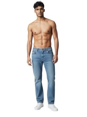 Tommy Hilfiger Men’s Vintage Medium Blue Straight Leg Jeans Size 40